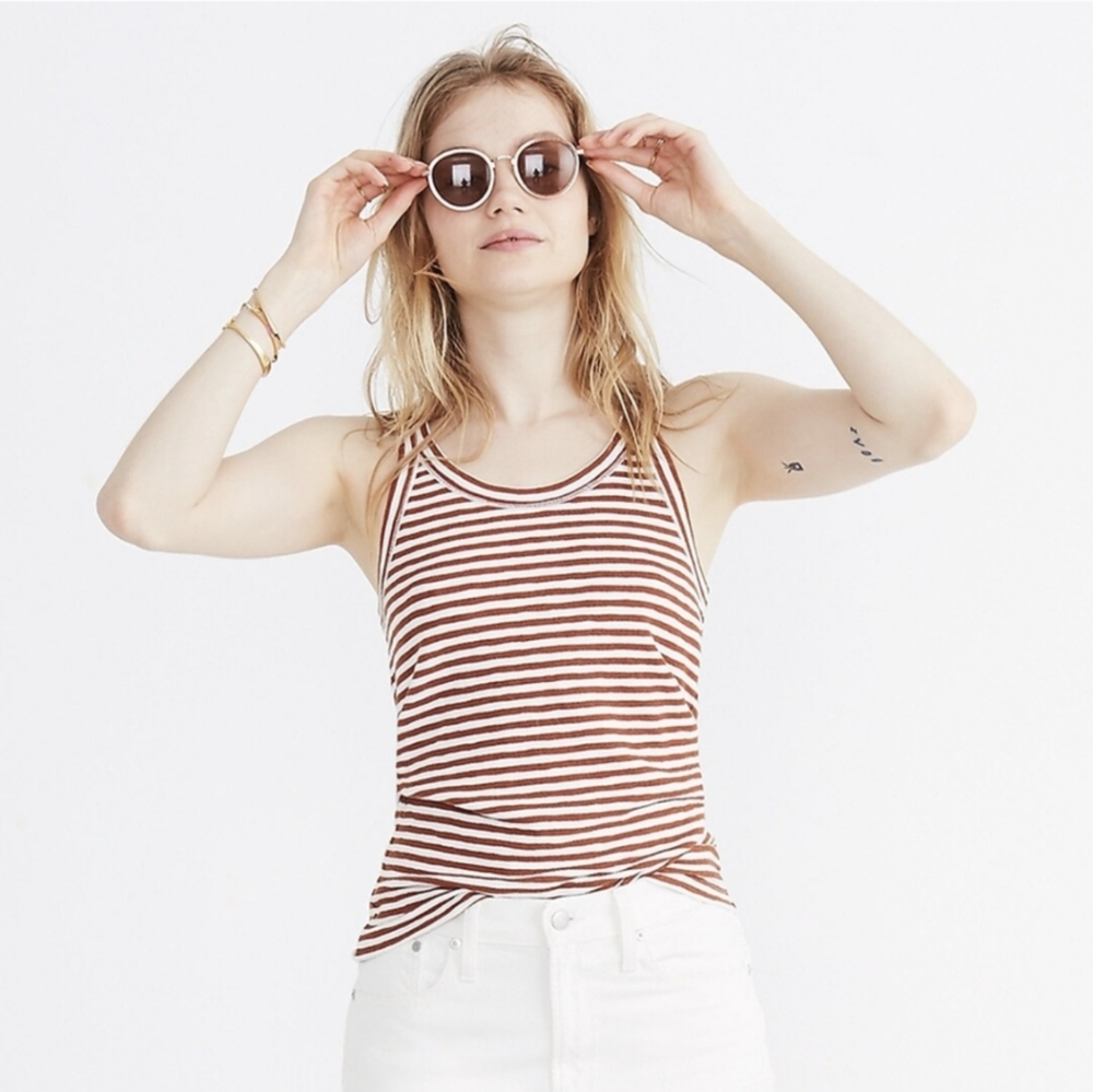 Audio Tank in Jodi Stripe